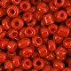 Glas rocailles kralen 6/0 (4mm) Brick red